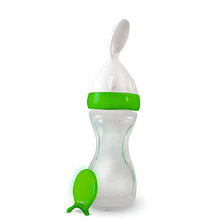 Load image into Gallery viewer, Fisher-Price Squeezy Silicone Food Feeder Baby Bottle 125ml - ببرونة معلقة
