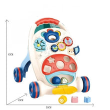 Load image into Gallery viewer, baby walker oval blue
