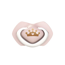 Load image into Gallery viewer, Canpol babies Silicone Soother Light touch 0-6m Symmetrical ROYAL BABY 2 pcs
