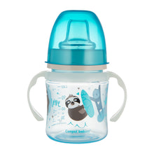 Load image into Gallery viewer, Canpol babies Training Cup with Glowing Handles PP EasyStart 120 ml Exotic Animals - كوب ايزى ستارت التعليمى
