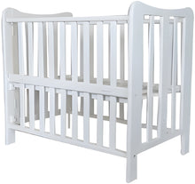 Load image into Gallery viewer, Baby Wooden Bed (ًWhite) + Mattress
