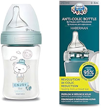 Load image into Gallery viewer, Anti Colic Haberman Bottle 260ml - ببرونة هابرمان المانعة للمغص
