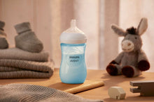 Load image into Gallery viewer, Avent Philips Natural Feeding Bottle +1M ,1 Pack- Blue
