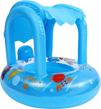 Load image into Gallery viewer, baby swimming float with umberlla
