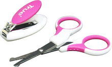 Load image into Gallery viewer, True Manicure set- nail clipper &amp; scissor with rounder end for your child safety
