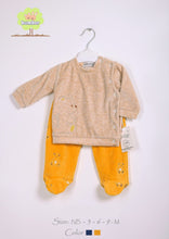 Load image into Gallery viewer, Newborn velvet teddy bear embroidered pajamas
