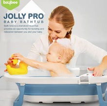 Load image into Gallery viewer, Baybee - Foldable Baby Bath Tub w/ Cushion Seat
