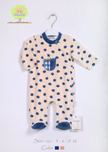 Load image into Gallery viewer, Embroidered velvet pajamas for newborns
