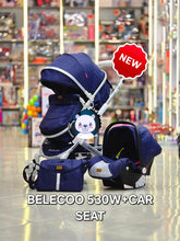 Load image into Gallery viewer, belecoo kit 530W + carseat - عربة اطفال+مقعد للسيارة
