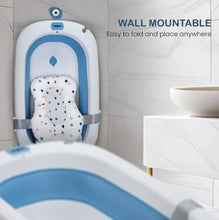 Load image into Gallery viewer, Baybee - Foldable Baby Bath Tub w/ Cushion Seat
