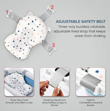 Load image into Gallery viewer, Baybee - Foldable Baby Bath Tub w/ Cushion Seat
