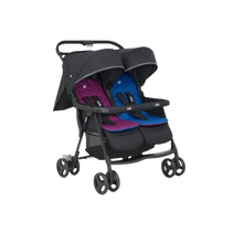 Load image into Gallery viewer, Aire Twin Stroller  Rosy &amp; Sea  joie - عربة اطفال للتؤام
