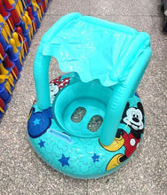 Load image into Gallery viewer, baby swimming float with umberlla
